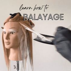 Learn how to balayage with me!  Hi my name is Kate and I am a hairstylist instructor.  I have been in the biz since 2004 and have been a full time instructor since 2017.  This easy-to-follow video demonstration on a seamless balayage application is the exact one that I have tried and tested myself over the years.  I will review the products and tools that I use and love PLUS the full application from start to finish in just over 20 minutes.  You will also receive a PDF booklet (5 pages) containing tips & tricks, products & tools PLUS a headsheet outlining the placement! YOU WILL RECEIVE: 1.  upon purchase, you will receive a link to a video, along with a password to gain access 2.  you will have immediate access. 3.  you can watch the video over and over and over (as many times as you like How To Balayage Hair At Home, Balayage Application, Seamless Balayage, How To Balayage, Hair Training, Redken Hair Color, Hair Academy, Balayage Technique, Redken Hair Products