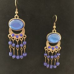 New Without Tags. Beautiful Blue Earrings. Nonsmoking Home. When Items Are Listed For $25, Please No Cheapo Offers At All. I Won’t Consider Them, I Only Get $20 From That Sale. And I Will Have Given You Something Worth Way More Than You Paid. Blue Metal Beaded Drop Earrings, Blue Metal Beaded Earrings For Party, Blue Metal Beaded Dangle Earrings, Blue Metal Beaded Earrings For Pierced Ears, Blue Dangle Chandelier Earrings For Summer, Blue Metal Earrings For Summer, Blue Metal Chandelier Earrings With Ear Wire, Blue Chandelier Earrings As A Gift, Blue Chandelier Earrings For Gift