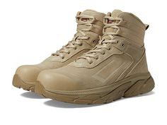 Avenger Work Boots K4 6 Boot - Men's Shoes : Desert Sand : Enjoy working outdoors wearing the highly functional and comfortable Avenger Work Boots K4 6 Boots. Lace-up work boots feature composite safety toe that meets or exceeds ASTM F2413-18 I/75 C/75 and EH (Electrical Hazard) safety standards. Leather upper. Mesh lining and soft foam footbed. Classic lace-up closure. Round toe silhouette. Flex-welt construction for comfortable flexibility in every step. Pull tabs for easy wear and removal. Padded collar and tongue to ensure superior cushioning. Signature brand name logo on the upper. Special Collection: K4. Slip-resistant rubber outsole meets ASTM F3445-21 standard. Style No: 763. Imported. Measurements: Heel Height: 1 1 2 in Weight: 1 lb 4.65 oz Circumference: 11 1 4 in Shaft: 6 1 10 i High-top Hiking Work Boots Wear-resistant, High-top Wear-resistant Work Boots For Hiking, Rugged Wear-resistant Work Boots For Outdoor, Tactical Work Boots With Steel Toe, Tactical Steel Toe Lace-up Work Boots, Impact Resistant Tactical Work Boots For Outdoor, Tactical Impact Resistant Work Boots For Outdoor, Tactical Wear-resistant Work Boots For Outdoor, Tactical Lace-up Work Boots With Protective Toe