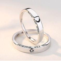 Size: Adjustable Opening Fashion Element: Sun, Moon Style: Retro Luxury Rings, Design Light, Love Ring, Sun Moon, Style Retro, Women Rings, Moon, Sun, Design