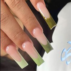 Olive Nails, Magic Nails, Acrylic Nail Set, Diy Acrylic Nails, Drip Nails, Cute Acrylic Nail Designs, Simple Acrylic Nails, French Acrylic Nails, Short Square Acrylic Nails