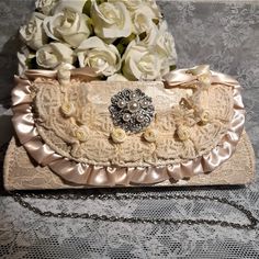 Your special day means every detail has to be as perfect as possible, so trust the White Swan Design Lace Clutch to tote your wedding essentials! This gorgeous clutch has a new design and a reliable decorated closure.The faux pearls and Austrian crystals create an allover classic design. Undo the closure to reveal a lined interior and a detachable strap. Colour: champagne Size: size: 25cm*11cm*5cm(L*H*W) -------------------- International Shoppers: Please send me a message with your location for details about shipping costs as there are faster deliveries available. Add our shop to your Favorites to get the unique coupon codes and discounts! Beige Handheld Wedding Bag, Vintage Wedding Clutch Shoulder Bag, Beige Handheld Evening Bag For Wedding, Vintage Handheld Shoulder Bag For Wedding, Vintage Handheld Shoulder Bag For Weddings, Cream Pouch Bag For Wedding, Beige Rectangular Bags For Wedding, Beige Rectangular Shoulder Bag For Wedding, Elegant Beige Evening Bag For Wedding