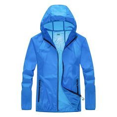 Men's Upf 50+ Uv Sun Protection Zip Up Hoodie Long Sleeve Fishing Running Hiking Jacket Spandex Summer Outdoor Breathable Ultraviolet Resistant Windbreaker Full Zipper Climbing Beach Grey White Lightweight Hooded Windbreaker For Outdoor, Lightweight Hooded Outerwear For Hiking, Lightweight Windproof Hooded Outerwear, Casual Outerwear For Camping, Casual Solid Outerwear For Camping, Lightweight Hooded Windbreaker For Outdoor Activities, Long Sleeve Moisture-wicking Outerwear For Outdoor Activities, Long Sleeve Weatherproof Windbreaker For Camping, Moisture-wicking Long Sleeve Outerwear For Outdoor Activities