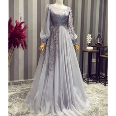 2023 Elegant Muslim Evening Dress Long Sleeves High Modest Prom Dresses Muslim, Muslim Prom Dress, Cheap Evening Gowns, Baju Kahwin, Custom Made Prom Dress, Muslim Evening Dresses, Bride Dress Simple, Kebaya Muslim, Gowns Dresses Elegant