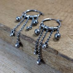 Modern Silver Earrings, Earrings Hoops, Ball Earrings, Hoops Earrings, Modern Earrings, Earrings Sterling Silver, Elegant Jewelry, Jewelry Handmade, Modern Jewelry