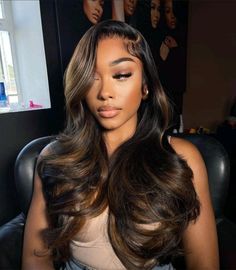 Indian Human Hair, Long Curly Wig, Human Hair Color, U Part Wigs, Hair Color Highlights, Long Wigs, Frontal Wigs, Body Wave