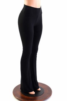 "This item is made to order, please read all the way through the listing before purchasing! These leggings are made of top quality four way stretch soft knit Poly-Spandex. This fabric is beautifully soft, breathable, very durable, and crazy stretchy. They feature an 11\" high rise, a boot cut leg, and a flattering stretchy fit. Perfect for lounging, shopping, walking, dress them up with boots or wear them with your house shoes on a Saturday morning, these leggings do it all! They are also GREAT Boot Cut Leggings, House Shoes, High Waisted Leggings, Soft Knits, Women's Leggings, Womens Boots, Leggings, High Waisted, Boots