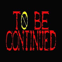 the words to be conned in red and yellow on a black background with an image of