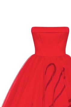 Dramatic red organza dress adorned with Milla's signature and black gloves, Xo Xo ➤➤ Milla Dresses - USA, Worldwide delivery Red Organza Dress, Corset Closure, Dress Weights, Satin Noir, Paris Chic, Black Layers, Organza Dress, Long Gloves, Usa Dresses