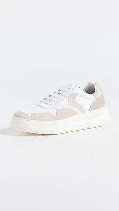 Voile Blanche Julia Sneakers | Shopbop White Suede Sneakers With Removable Insole, Modern Leather Low-top Chunky Sneakers, Sporty Suede Chunky Sneakers With Contrast Sole, Sporty Chunky Suede Sneakers With Contrast Sole, Modern Leather Chunky Sneakers With Perforated Toe, Modern Leather Chunky Sneakers With Perforated Toe Box, Leather Chunky Sneakers For Sports, Modern Leather Chunky Sneakers For Sports, Modern Lace-up Suede Platform Sneakers