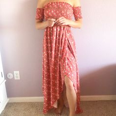 Poof New York Nwt - New With Tags Size Medium !! Pink Floral Maxi Dress ****Summer Clearout Sale**** Never Worn! Perfect Condition !! Price Is Flexible So Send Me An Offer Today!! Comment For Any Other Or More Specific Information. Have A Beautiful Day! Xo Kylie : ) Floral Maxi Dress Summer, Pink Floral Maxi Dress, Maxi Dress Summer, Have A Beautiful Day, A Beautiful Day, Dress Summer, Floral Maxi, Floral Maxi Dress, Beautiful Day