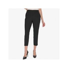 Easily add style to your wardrobe with this women's Andrew Marc elastic back pants.Click on this WOMEN'S GUIDE to find the perfect fit and more!Easily add style to your wardrobe with this women's Andrew Marc elastic back pants.Click on this WOMEN'S GUIDE to find the perfect fit and more!FEATURES 2 front side pockets Hook-and-eye closureFIT & SIZING Relaxed fit 25 1/2-in inseam 13 1/4-in leg opening Midrise sits on the high hip Relaxed fit through the hip and thigh Slim straight leg opening Back- Elegant Office Pants With Pull-on Style, Elegant Stretch Work Pants For Spring, Classic Stretch High-waisted Dress Pants, Chic Fitted Straight Leg Capris, Tapered Leg Capris For Workwear, Stretch Ankle-length Workwear Bottoms, Chic Tapered Leg Capris With Pockets, Stretch Straight Capris For Work, Stretch Ankle-length Pants For Work