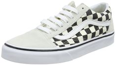 PRICES MAY VARY. Outer material: Tella Lining: Textile Sole material: Rubber Closure: Lace-up White Checkered Vans, Gymnastics Shoes, Checkered Vans, Green Converse, Shoe Lace Tying Techniques, Shoe Lace Patterns, Shoe Lace, Vans Authentic, Vans Old Skool