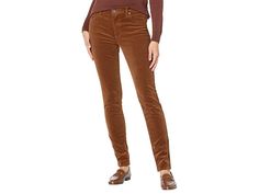 KUT from the Kloth Mia Toothpick Skinny - Corduroy - Women's Casual Pants : Cognac : Show off your figure in the KUT from the Kloth Mia Toothpick Skinny - Corduroy pants. Button front with a zip-fly closure. Classic five-pocket design with a belt loop waist. Slim from the hips to the hems. Branding patch on back waist. 98% cotton, 2% spandex. Machine wash, tumble dry. Imported. Measurements: Waist Measurement: 30 in Outseam: 40 in Inseam: 30 in Front Rise: 9 in Back Rise: 12 in Leg Opening: 8 in Slim Fit Jeans With Button Closure For Fall, Winter Corduroy Fitted Jeans, Fitted Corduroy Jeans For Fall, Fall Slim Fit Pants With Button Closure, Slim Fit Pants With Button Closure For Fall, Slim Fit Pants For Fall, Classic Bottoms With Zipper Closure For Fall, The Cloth, High Neck Sweater