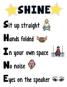 a poster with the words shine written in different languages and pictures on it, along with an image of a child's face