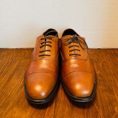 Bruno Magli Leather Men's Brown Dress Oxfords,9.5. Minor Spot Need To Be Polished, But In Good Condition. Size; 9.5 Fitted Dress Shoes For Semi-formal Fall Events, Fall Semi-formal Fitted Dress Shoes, Fitted Semi-formal Dress Shoes For Fall, Black Loafers Men, Black Loafer Shoes, Bally Shoes, Brown Oxfords, Bruno Magli, Brown Leather Shoes