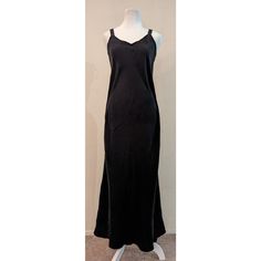 Length: 48 1/2" From Shoulder Seam To Bottom. Chest: 17 1/2" Pit To Pit J Crew Dress, J Crew, Slip Dress, V Neck, Mini Dress, Womens Dresses, Women Shopping, Black, Color