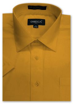 PRICES MAY VARY. Regular-fit 60% Cotton / 40% Polyester Machine Washable / Tumble Dry Low / Easy Iron / Semi-spread Collar / Round Hemline Solid-tone short sleeve dress shirt with a chest pocket. Extremely Soft and Comfortable Mens Solid color SHORT SLEEVE dress shirts. 60% Cotton/40% Polyester Short sleeve dress Shirts. A favorite shirt of our designers. Feels good, gives you options and is priced right. Product Care Instructions: Machine wash warm gentle cycle, tumble only remove promptly, don Hoco Ideas, Yellow Shirt Dress, Short Sleeve Dress Shirt, Solid Color Dress, Color Dress, Color Shorts, Short Sleeve Dress, Mens Shirt Dress, Dress Shirts