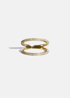 Duo Arena Ring – KATKIM Oasis Band, Ear Pins, Jewellery Ideas, Band Engagement Ring, Engagement Bands, Gold Platinum, Ring Bracelet, Bracelet Gift, The Eye