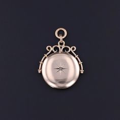 This antique locket (circa 1890) features a single, rose cut diamond set in 9ct gold.  The piece measures 1.5 inches from the top of the bail to bottom (when closed) by 1.1 inches wide and weighs 5.26 grams. It is in great condition with the original photo frames and covers.  We have many other fantastic offerings of period fine and costume jewelry posted on our Etsy store, so please consider browsing our other items. We send all items in individually packaged gift boxes and offer layaway plans! Formal Rose Gold Locket Pendant Necklace, Formal Rose Gold Locket Necklace, Victorian 14k Gold Pendant Locket Necklace, Antique White Gold Locket Necklace, Rose Gold Pendant Locket Necklace With Vintage Charm, Victorian Rose Gold Pendant Jewelry, Victorian Rose Gold Hallmarked Jewelry, Heirloom Medallion Locket Necklace In Rose Gold, Victorian Engraved Rose Gold Locket Necklace