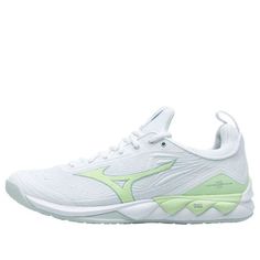 Mizuno Luminous 2 'White Green' V1GC212035 Fashion Performance, Stylish Sneakers, Sneakers White, White Green, Perfect Pair, Your Perfect, Sneakers, Green, White