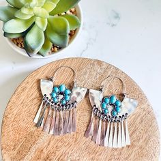 Faux Turquoise Stone Earrings Silver Tassel Fringe Southwestern Gift Boho New Brand New See Pictures For Measurements! Zinc Alloy Material Even Prettier In Person, Perfect For Casual Or Special / Formal Occasions I Love To Bundle! Contact Me For Bundle Pricing Before Purchase! Inventory Bin T Rhinestone Free People Anthropologie Zara Bling Boho Cute Nature Stud Small Dainty Formal Wedding Birthday Party Gift Festival Spring Summer 2023 Trends Trendy Casual Cute Statement Earrings Fashion Accesso Silver Beaded Tassel Earrings, Silver Tassel Earrings With Fringe As Gift, Silver Nickel-free Drop Tassel Earrings, Silver Southwestern Jewelry For Summer, Southwestern Silver Jewelry For Summer, Southwestern Metal Earrings For Gift, Silver Dangle Tassel Earrings With Fringe, Southwestern Style Metal Earrings For Gift, Silver Tassel Earrings Gift