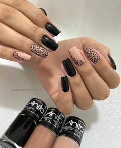 Leopard Nails Square, Leo Nails, Nail Square, Watermelon Nails, Beauty Hacks Nails, Cow Nails, Blush Nails