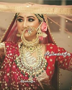 भारतीय दुल्हन संबंधी, Rajasthani Bride, Indian Bride Makeup, Bengali Bridal Makeup, Indian Wedding Bride, Bridal Makeup Images, Indian Bridal Photos, Indian Bride Outfits