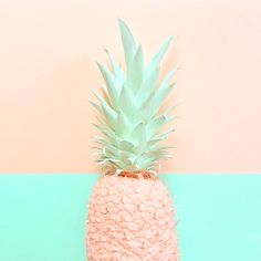 a pink pineapple with the words make me an offer written in white on it