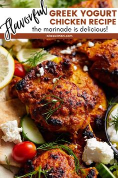 greek yogurt chicken recipe with cucumber and tomatoes