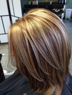 Love this color combination... Hair Color Highlights, Haircut And Color, Care Hair, Colored Highlights, Great Hair