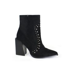 Step up your fall looks with these stylish Yoki Blonde-11 women's heeled ankle boots.Click this FOOTWEAR GUIDE to find the perfect fit and more! Step up your fall looks with these stylish Yoki Blonde-11 women's heeled ankle boots. Click this FOOTWEAR GUIDE to find the perfect fit and more! SHOE FEATURES Stud accents Comfortable foam footbed Slip-resistant outsoleSHOE CONSTRUCTION Faux suede upper Manmade lining and outsole Rubber midsoleSHOE DETAILS Pointed toe Zipper closure EVA footbed 2.5-in. Heeled Ankle Boots, Fall Looks, Womens Heels, Step Up, Faux Suede, Gender Female, Age Group, Ankle Boot, Ankle Boots