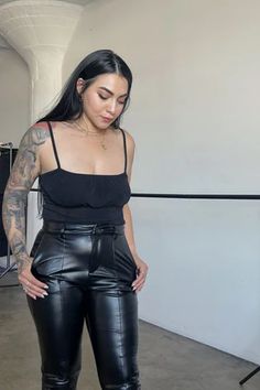 LILY SLINKY CROP TOP – BLACK + MOON Crop Top Sleeveless, Mesh Crop Top, Black Moon, Cami Crop Top, Top Sleeveless, Black Crop Tops, Leather Pants, Crop Top, Lily