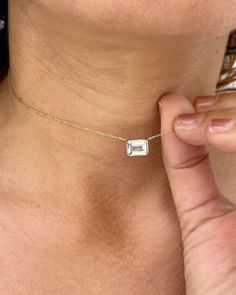 New! 14K Yellow Gold Emerald Cut Aquamarine Pendant and Gold Chain Bezel Set 3.00ct was just added to eBay. Check it out! #eBay #eBaySeller Bezel Necklace, Solitaire Necklace, Aquamarine Pendant, Solitaire Necklaces, Emerald Pendant, 14k Gold Necklace, Everyday Necklace, Natural Aquamarine, Chain Pendant