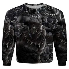 Get your product: Black Panther Sweatshirt
1. PRODUCT INFORMATION:

Proudly printed in America
5.3 oz, unisex fit
Heavy cotton, classic midweight fabric
Material: 100% cotton | Dark Gray: 50% cotton:50% polyester | Light Gray: 90% cotton:10% polyester
Double-needle stitched neckline, bottom hem, and sleeves
Quarter-turned to eliminate center crease
7/8 inch collar
Tear-away label
Machine-wash safe
Copyrighted artwork
2. SIZE CHART:
3. RETURN:
We will gladly issue you a replacement item or issue Black T-shirt With Character Print For Winter, Casual Black Sublimation T-shirt With Graphic Print, Black Cotton Sweatshirt With Sublimation Print, Graphic Print Long Sleeve Sublimation For Streetwear, Long Sleeve Graphic Print Top For Streetwear, Black Character Print T-shirt For Winter, Black Graphic Print Crew T-shirt, Black Crew Neck T-shirt With Graphic Print, Long Sleeve Cotton T-shirt With Sublimation Design For Streetwear