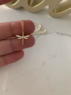 925 Sterling Silver Jewellery Wishlist, Floating Necklace, Dragonfly Charm, Dragonfly Necklace, Everyday Necklace, Necklace Dainty, Jewelry Gift, Pendant Jewelry, Charm Pendant