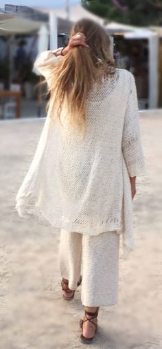 Ivory Kimono / Beach Sweater / Women's Cardigan / Loose - Etsy Moda Kimono, Backless Sweater, Kimono Beach, Linen Shawl, Beach Sweater, Kimono Sweater, Woven Sweater, Summer Sweaters, Sweater Women's