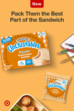 an advertisement for uncutables is shown with other items in the box and on the table