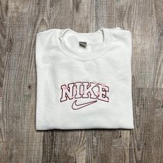 We Have All Sizes White! The Sizing Is Unisex / Mens. These Are Made To Order But We Usually Have Them Shipped In 2-3 Days :) Cute Nike Sweatshirts, Nike Crewnecks, Kentucky Sweatshirt, Nike Crewneck Sweatshirt, Dc Trip, Sorority Sweatshirts, Nike Crewneck, Kitty Accessories, Pink Crewneck Sweatshirt