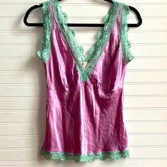 Brand New Without Tags Size Small High Quality Silk And Lace Trim Bright Lavender # Anthropologie Free People Sundance Revolve Victoria Secret Cami Nyc Romi Boutique Quince Only Hearts Dkny Bella Dahl Ramy Brook We The Free Hale Bob Trina Turn Farm Rio Aritzia 12th Tribe Victoria Secret Pink Express Banana Republic Lilysilk Buckle Bke Miss Mr Rock Republic Boho Willow & Root Lucky Brand Gimmicks Anine Bing Bcbg Maxazria Zadig & Voltaire Skims Vince Theory Mother Levi’s Agolde L’agence Cinq A Sep Feminine Silk V-neck Tank Top, Fitted Silk Tank Top With Lace Trim, Fitted Feminine Silk Tank Top, Pink V-neck Tank Top With Lace Trim, Spring Silk Tank Top With Lace Trim, Silk Lace Trim Tank Top For Spring, Pink Lace Trim V-neck Tank Top, Silk Feminine V-neck Tank Top, Fitted Purple V-neck Tank Top