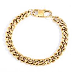 PRICES MAY VARY. The 18K gold bracelet comes in 3 sizes for you to choose from: 7IN, 8IN, and 9IN. You can choose the size that suits you. The lines of this bracelet are smooth and three-dimensional, and the gold line design is full of fashion sense, showing a unique personality The material of this bracelet is very high-end. The exquisite design of the bracelet shines like light in the sunlight, illuminating our life chain in our hands and love in our hearts. Decorate beautifully, dress up the Small Gold Chain, Tracker Fitness, Period Tracker, High End Jewelry, 18k Gold Bracelet, Color Season, Wrist Jewelry, Understated Luxury, Jewelry Showcases