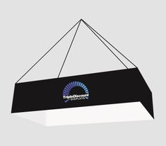 Rectangular Hanging Banner - TDDisplays Banner Frame, Fabric Display, Flag Banners, Event Tent, Banner Stands, Trade Show Display, Hanging Banner, The Ceiling, Floor Installation