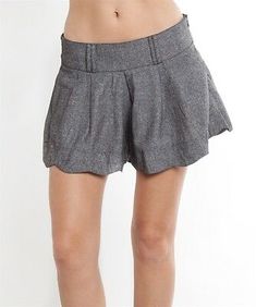 Trendy Grey Tweedy Pleated Wool/Linen Blend Pleated Skort Freebird New School  | eBay Demin Jeans, Contemporary Loft, Dinner Wear, Wool Sweaters Womens, Christmas Clothing, Everyday Clothing, Fall Florals, Work Shorts, Street Swag