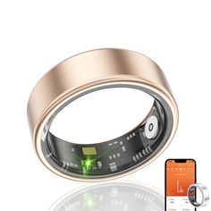 PRICES MAY VARY. Size Before You Buy - Ring sizes are different from standard ring sizes.It is strongly recommended to measure the size before purchasing. Please according to the wearing instructions on the details page, first measure your finger circumference, then calculate the inner diameter of your finger, find the corresponding ring size number and select it. All Day Monitoring -The Smart Ring is fully integrated with health monitoring, fitness tracking and sleep quality analysis. It monito Round Smart Watch, Fitness Tracking, Stages Of Sleep, Smart Ring, Rem Sleep, Different Exercises, Blood Pressure Monitor, Sleep Tracker, Track Workout