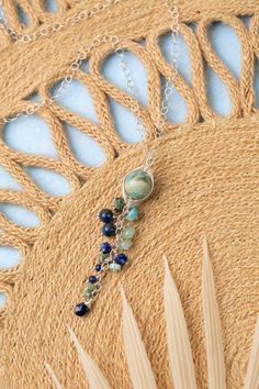 Indulge in the beauty of the sea with our Pacifica Collection! Each piece is meticulously handcrafted with stunning shades of blue, capturing the essence of ocean waves and clear skies. Sterling Silver (Lead & Nickel Free) Lapis Lazuli, Jasper, Aquamarine 22-24" adjustable with sterling silver lobster claw clasp We hand select our natural materials, thus there may be slight variations in color and/or size that will not detract from the overall aesthetic. Our unique handcrafted designer jewelry f Floyd Va, Silver Gold Earrings, Silver Gold Necklace, Simple Collage, Blue Jasper, Herringbone Necklace, Beaded Jewelry Patterns, Gold Collection, Jewelry Patterns