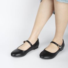 PRICES MAY VARY. 【Stylish and Comfortable】Our womens mary jane flats are crafted to offer a blend of style and comfort. Featuring a sleek black design, these womens mary jane flats are ideal for any formal occasion. Designed specifically for women, these mary jane shoes women guarantee all-day wear without any discomfort. 【Versatile and Timeless】Our black flat is a versatile addition to any wardrobe. They effortlessly complement both casual and formal outfits, making them a timeless and essentia Womens Mary Jane Shoes, Cute Flat Shoes, Womens Mary Jane Flats, Casual Ballet Flats, Strap Flats, Black Flats Shoes, Cute Flats, Mary Jane Shoes Womens, Formal Outfits