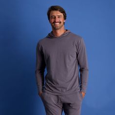 Wood's super-soft lounge hoodie is made of our amazing Lenzing Modal, cotton blend fabric. Great fit. Great feel. Great value. Pairs perfectly with our tailored lounge pants. Easy care. Machine wash cool with like colors. Tumble dry low heat. 43% Modal, 52% cotton, 5% elastane. WHAT'S WITH WOOD UNDERWEAR?Look around. Women have....well, everything. Men have ‘big-box-store-cheap-unstylish-3-packs’ or an ‘only-if-I’m-gonna-get-lucky-$40-special’. No longer. Now, there is Wood Underwear®. What’s th Cheap Sports Pants Made Of Elastane, Box Store, Snow Sports, Many Men, Every Man, Lounge Pants, Feeling Great, Long Sleeve Hoodie, Long Sleeve Tshirt Men