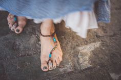 Wooden anklet sea blue &dark brown colour Wooden beads.Delicate beach jewellery to adorn your leg and add that special touch to your look any occasion. For a bohemian look, a wooden anklets are ... a gorgeous look to your legs, anklets also provide health benefits.Wooden anklets Package: Beach foot anklet and foot ring Size: Total length of the chain is 12.5 in (30.5cm)  Handmade Characteristic: 1. It looks beautiful when wearing barefoot or shoes in summer. You can wear shoes alone or with sand Blue Beaded Barefoot Sandals For Festival, Handmade Bohemian Brown Anklets, Handmade Brown Bohemian Anklets, Bohemian Blue Barefoot Sandals For Festival, Bohemian Turquoise Anklets For The Beach, Bohemian Turquoise Anklets For Festivals, Brown Bohemian Anklets As Gift, Handmade Bohemian Blue Barefoot Sandals, Blue Handmade Bohemian Barefoot Sandals