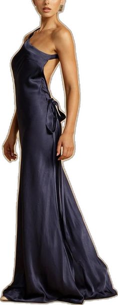 Fitted Bias Cut One Shoulder Summer Dress, Summer One-shoulder Dress With Bias Cut, Fitted One Shoulder Dress With Bias Cut For Summer, Fitted One Shoulder Summer Dress With Bias Cut, Elegant One Shoulder Dress For Night Out, Strap Maxi Dress, The Senses, One Shoulder, Maxi Dress