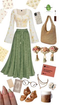 Dance Style Outfits, Cottagecore Outfits, Earthy Outfits, Stylish Work Attire, Casual Preppy Outfits, Easy Trendy Outfits, Whimsical Fashion, Vibe Clothes, Causual Outfits